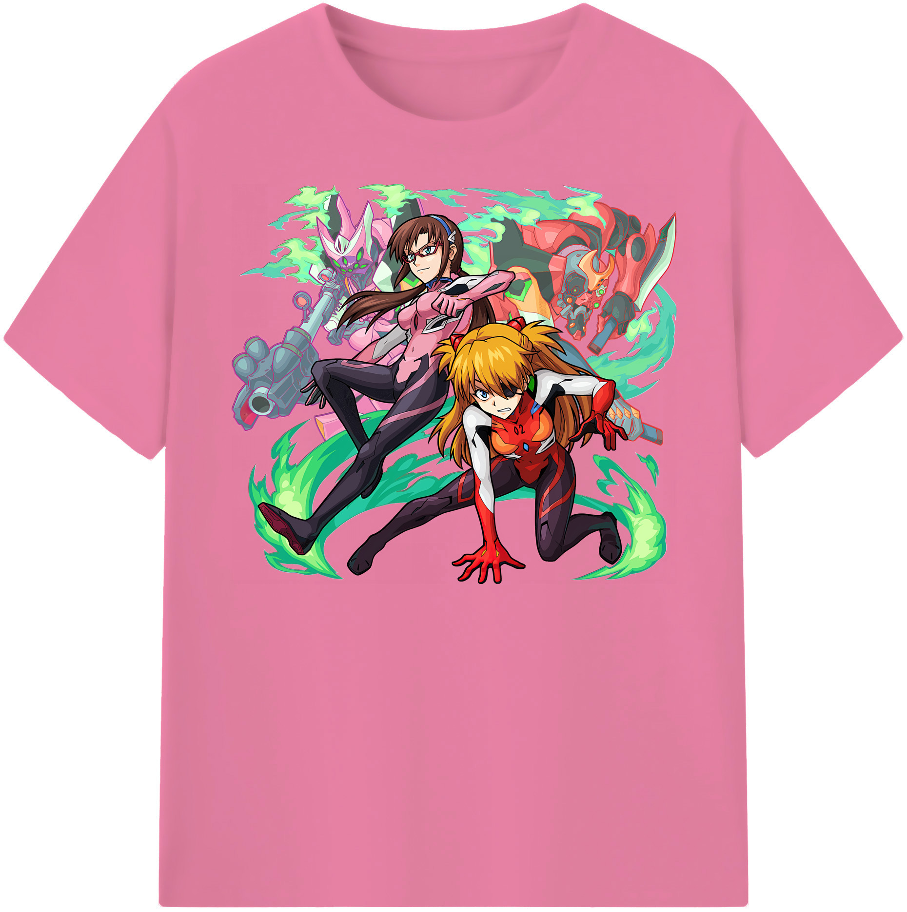 （画像用） EVA 新世紀エヴァンゲリオン 綿100％半袖Tシャツ（フロントプリント）